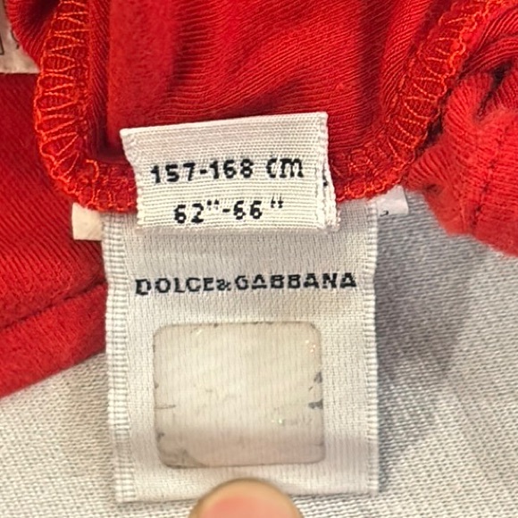 Dolce & Gabbana Red Crop Top - Picture 5 of 5